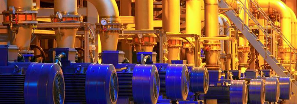 A room full of pipes and values